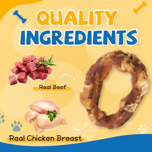 Chicken Wrapped Meat Ring Dog Treats