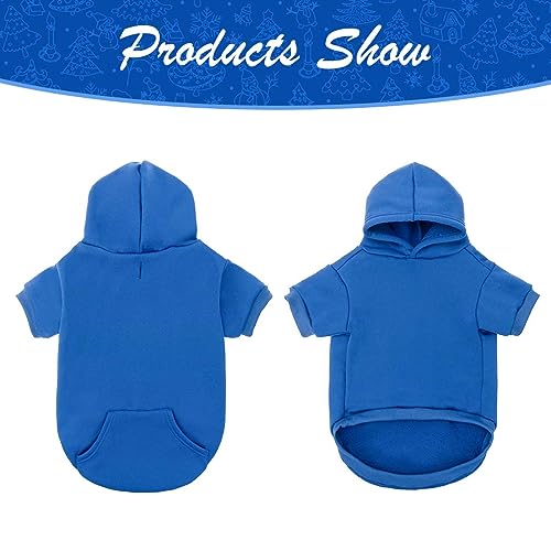 Dog Hoodie for Large Medium Small Dogs (Blue / X-Large/XX-Large)