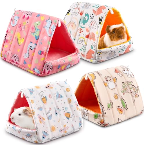 Guinea Pig Hideout Bed Washable House Cage (7.9 in / Cartoon)