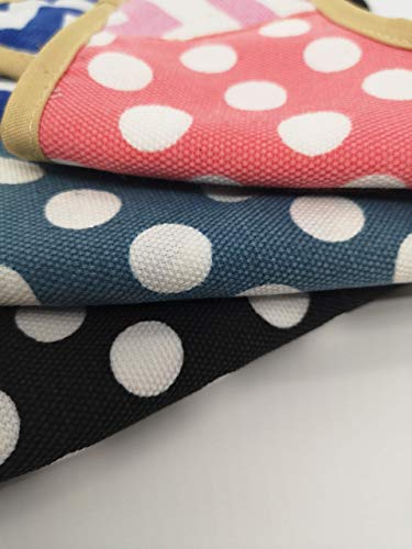 Cat Harness and Leash Set Escape Proof (Blue Polka Dots / Xs 2-4 lbs)