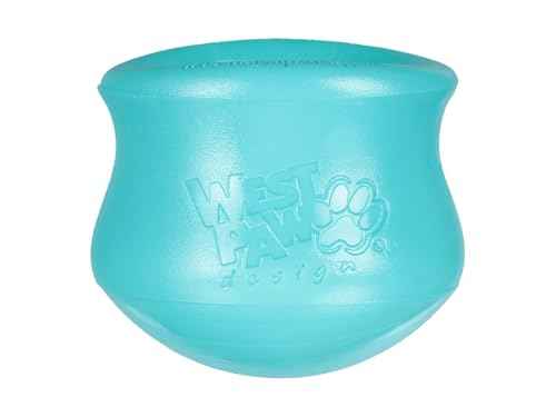 Zogoflex Toppl Interactive Treat Dispensing Puzzle Dog Toy for Mental Stimulation & Enrichment (X-Large / Teal)