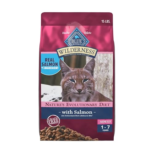 Wilderness Salmon Adult Dry Cat Food (15 Pound (Pack of 1))