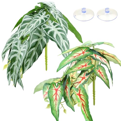 2 Pack Reptile Plants for Terrarium