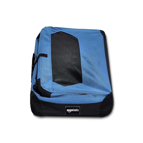 Portable Soft Pet Dog Crate Carrier Kennel (BLUE / 26.0"L x 18.0"W x 18.0"H)
