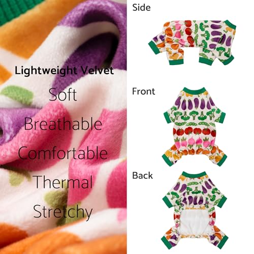 Funny Vegetable Dog Pajamas (Vegetable / X-Large)