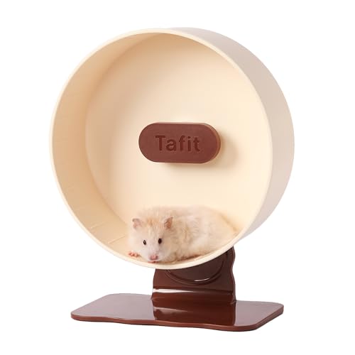 Super‑Silent Hamster Exercise Wheel (10.2inch / Mousse White)