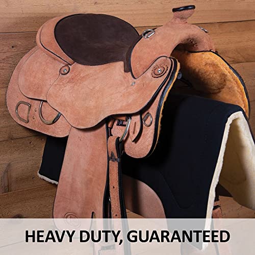 Saddle Rack with Pad Bar for Horse Enthusiast (Portable Rack w/Single Pad Rack / Black)