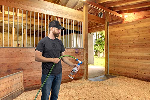 Barn, Stall, or Horse Trailer Deodorizer, Natural-Based Cleaning Spray (32oz) (32 Fl Oz (Pack of 1))
