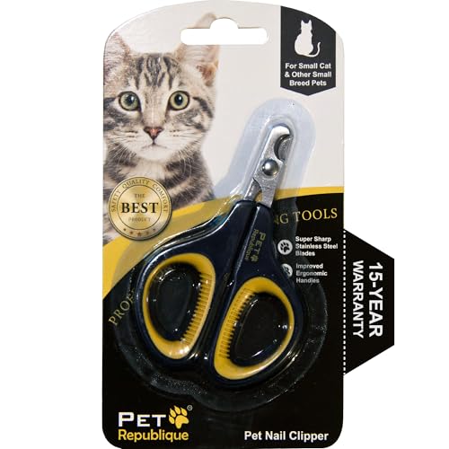 Cat Nail Clippers by Pet Republique (Black & Yellow)
