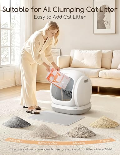 75L Extra Large Automatic Litter Box Self Cleaning