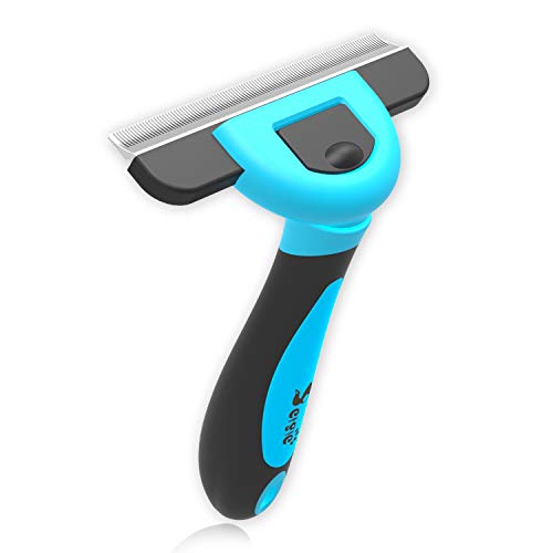 Effective Deshedding Brush and Large Dog Comb (4 Inch)