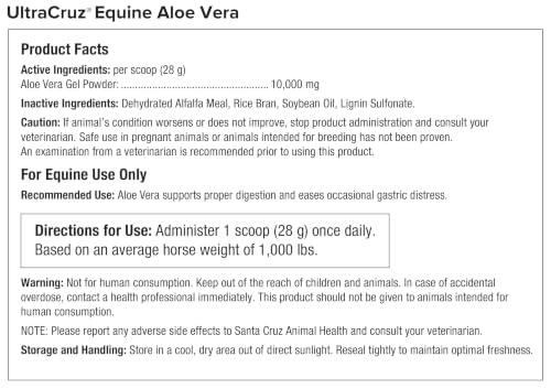 sc 516523 Equine Aloe Vera Supplement for Horses