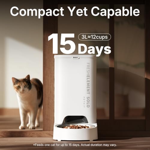 Automatic Cat Feeder (White)