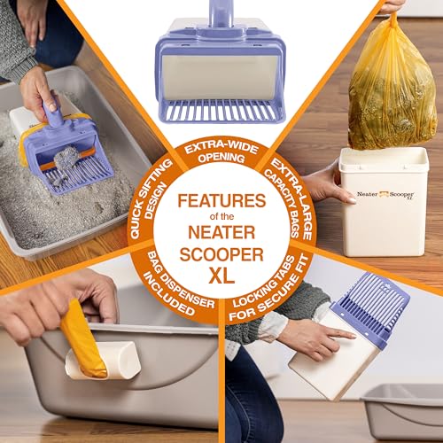 Neater Scooper XL Cat Litter Scoop (Lavender / XL - 60 Bags)