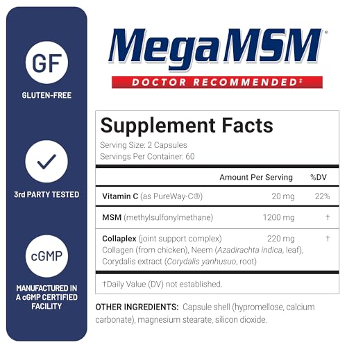 U.S. Doctors' Clinical Mega MSM Joint Support Supplement