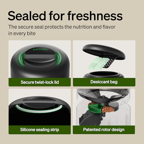 Automatic Cat Feeder (Black / 5L-with WiFi)