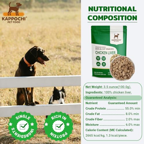 Freeze Dried Chicken Liver Dog Treats (3.5 Ounce (Pack of 1))