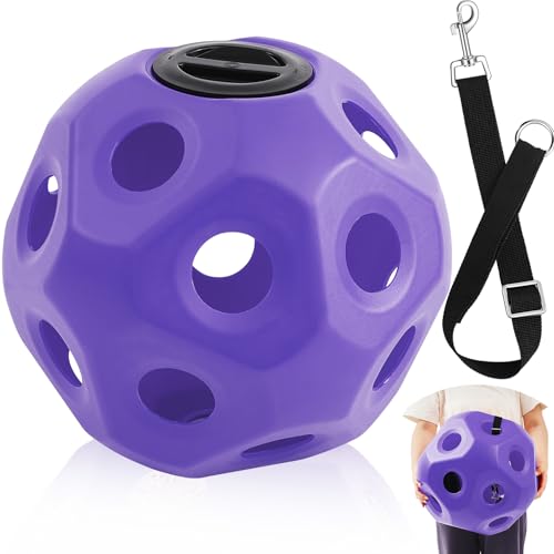 15.75" Extra Large Slow Feed Hay Ball for Horses (Purple)