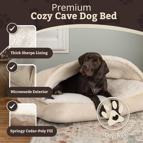 Rectangle Cozy Cave Dog Bed (Buckskin / Extra Large)