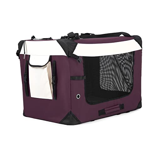 Large Cat Carrier (24.0"L x 16.0"W x 16.0"H / Purple)