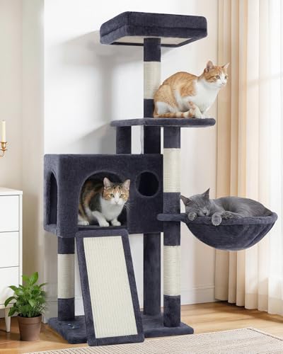 Cat Tree Tower 42'' with Condo (Dark gray / 42 inch)