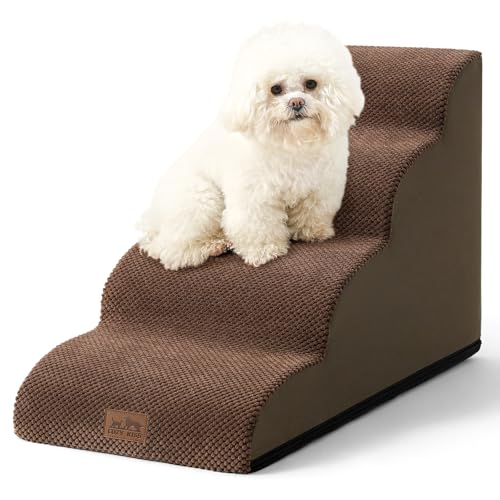 Dog Stairs for Small Dog 19.7" H (Brown / Standard:15.7"x28.3"x19.7")
