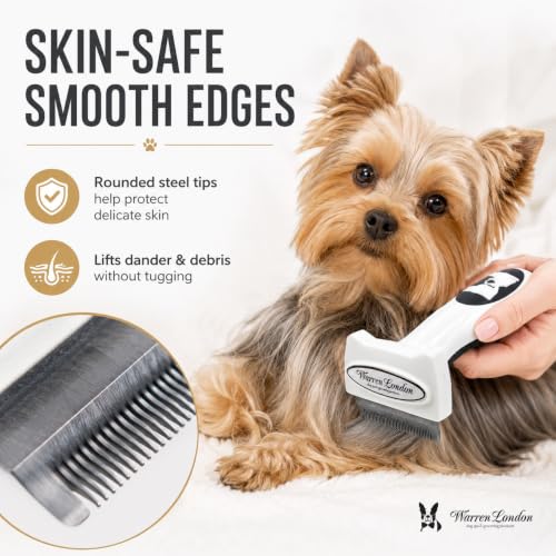 Deshedding Brush for Small Long Hair Dogs (Long Hair | Small)