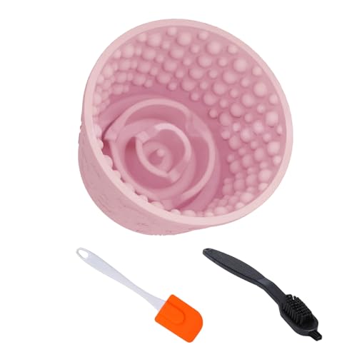 Dog Lick Bowl (M-L / Pink)