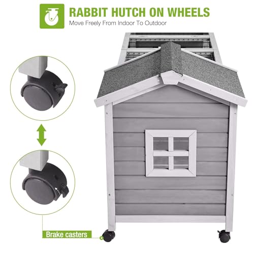 Rabbit Hutch Outdoor with Run