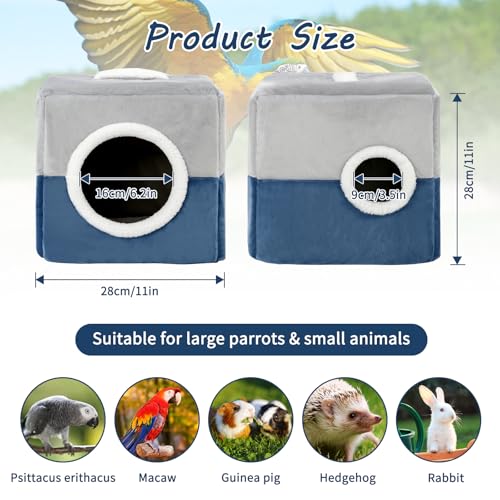 Bird Nest Parrot House (Blue coffee color)