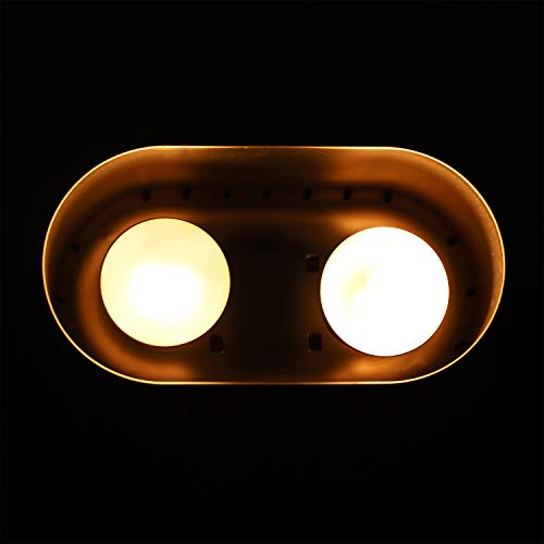 15inch Dual Reptile Light Fixture Dual Reptile Heat Lamp (15inch with fixture only)