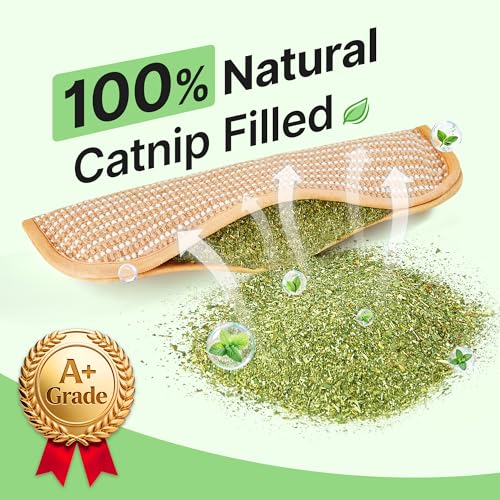 Cat Toys Pack of 2 with 6000mg A+ Organic Catnip