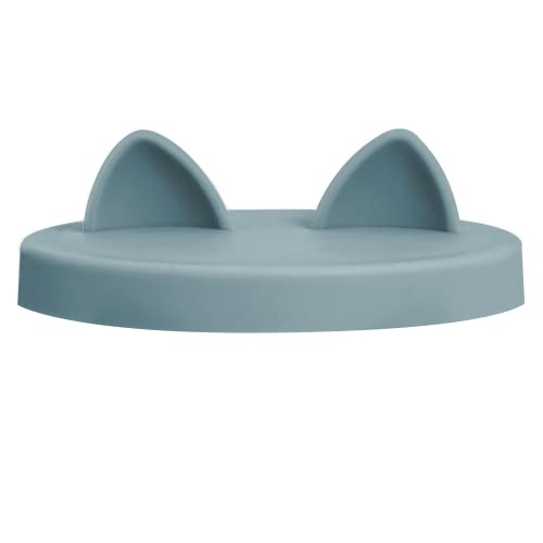Cat Food Can Lids for 3oz Small Pet Cans (Light Blue)