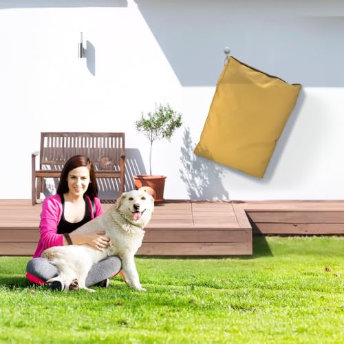 42 Inch Indestructible Dog Bed for Aggressive Chewers (Yellow / X-Large)