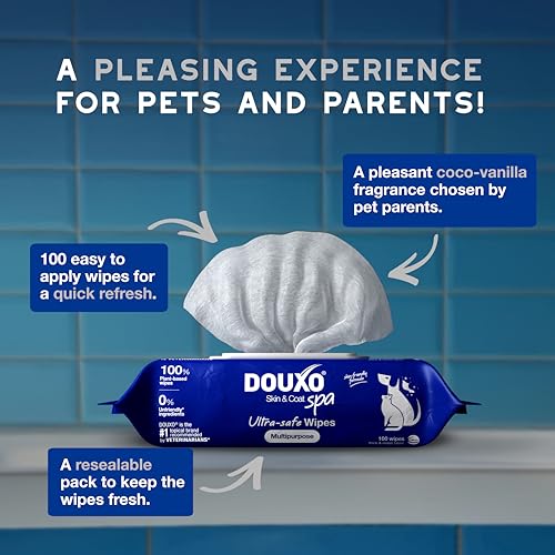 SPA Dog Wipes for Paws (100 wipes)