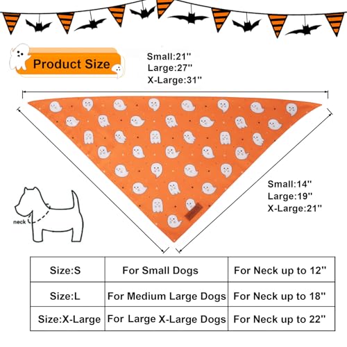 Dog Halloween Bandana (Large / Halloween-2)