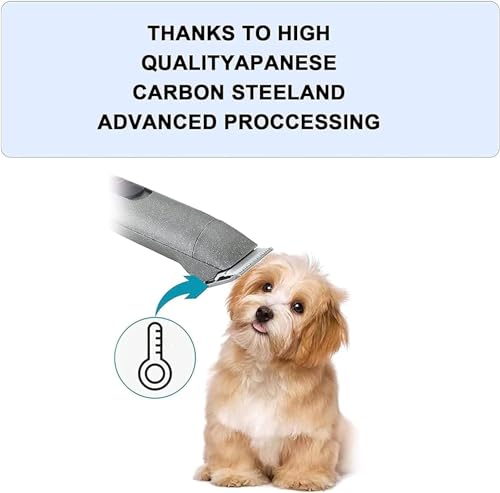 2PCS T84 Blade Dog Grooming Blades Compatible with Andis Dog Clipper (2pc #T84)