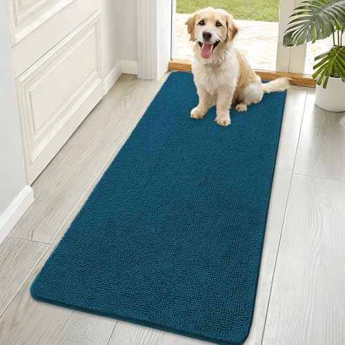Dog Door Mat for Muddy Paws 70x35 (Atlantic Blue / 70" X 35")