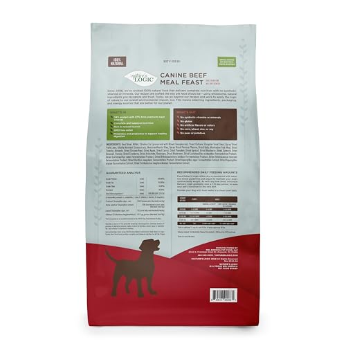 Dry Dog Food Beef Meal Feast Dry Kibble (25 Pound (Pack of 1))
