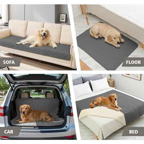 Waterproof Pet Bed Cover Anti (30x80 Inch (Pack of 1) / Darkgrey)