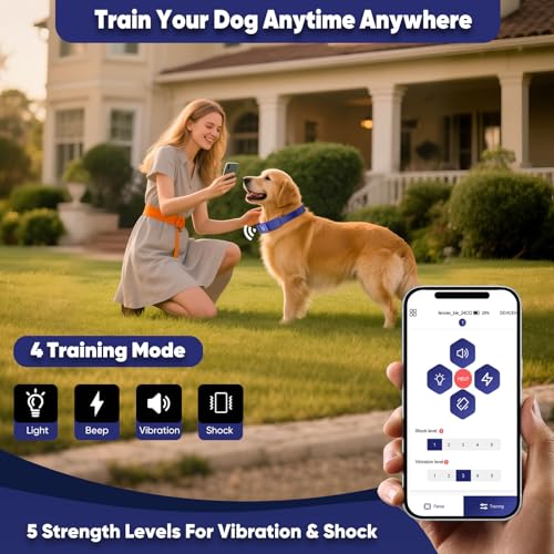 GPS Wireless Dog Fence (Blue)