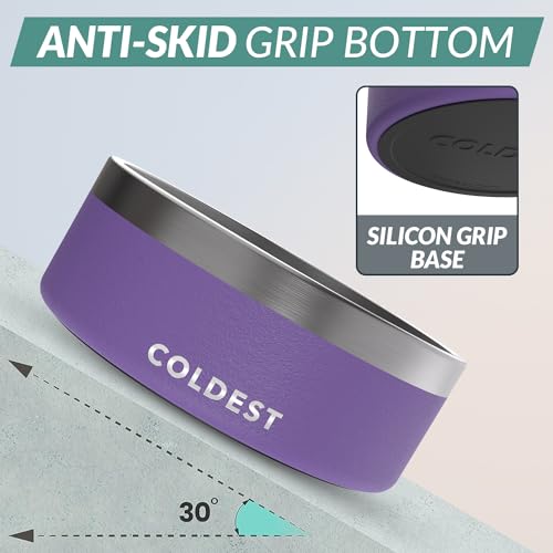 Coldest Dog Bowl (64 oz / Galaxy Purple)