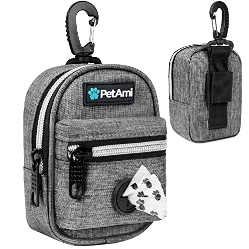 Dog Poop Bag Holder for Leash (Heather Gray / 1 Count (Pack of 1))