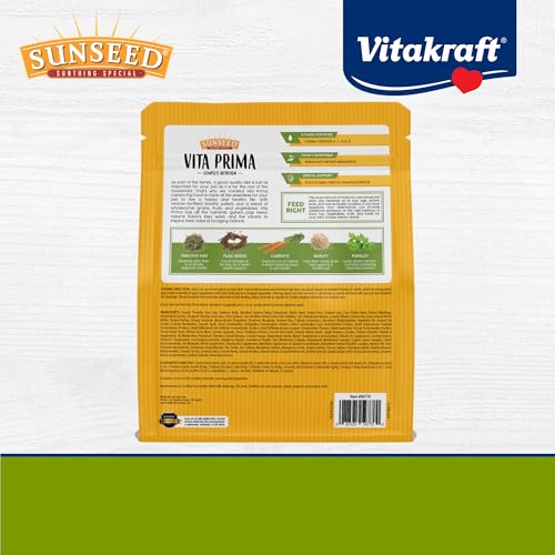 VitaKraft Sunseed Vita Prima Guinea Pig Food 4 lb (4 Pound (Pack of 1) / 4-Pound)