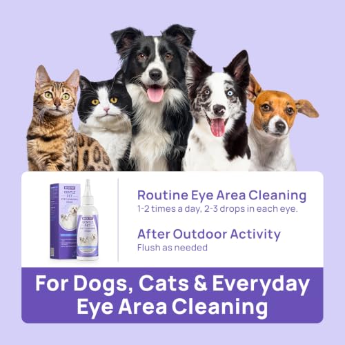 Eye Area Cleansing Liquid for Dogs & Cats