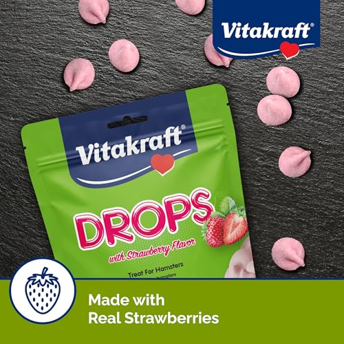 Drops Hamster Treat with Strawberry Flavor 5.3 oz (5.3 Ounce (Pack of 1))
