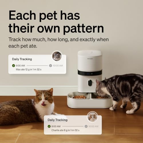 Automatic Cat Feeder for 2 Cats (5l dual bowl)