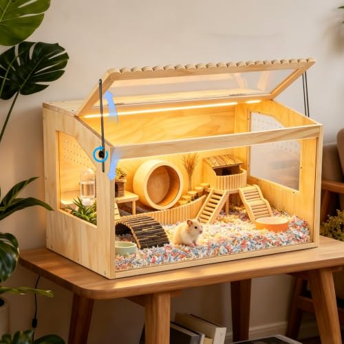 Wooden Hamster Cage