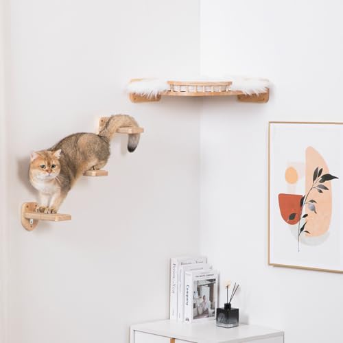 3pcs Cat Wall Steps (Standard / Wood)