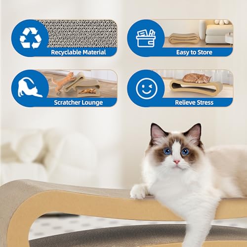 3 in 1 Cat Scratcher Cardboard (Infinity X-Large)